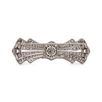 ART DECO, DIAMOND BROOCH