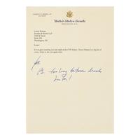 [Presidential] Biden, Joseph. Typed Letter, signed.