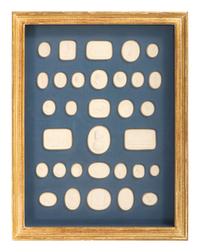 Seven Framed Groups of Grand Tour Plaster Intaglios