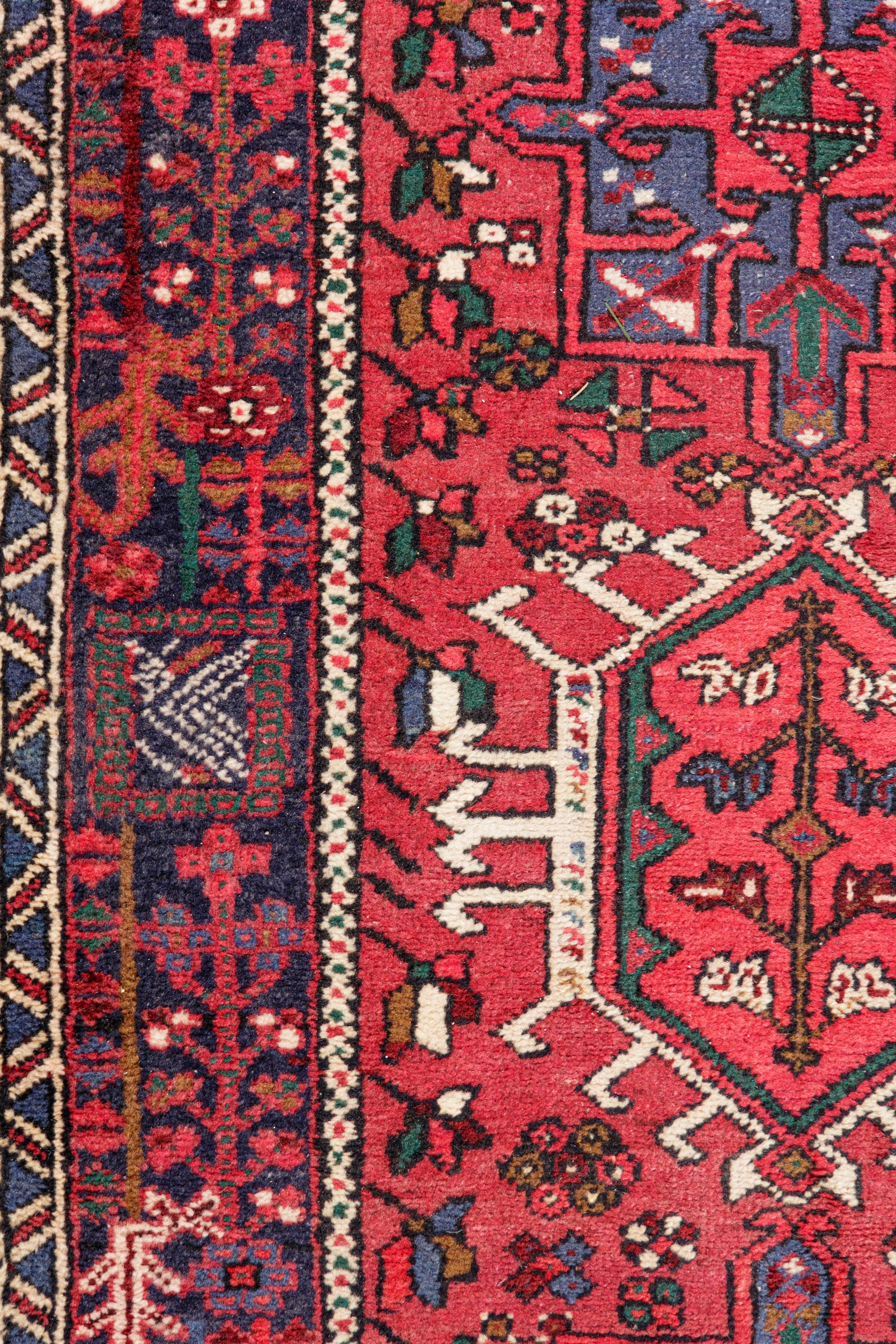 A Heriz Wool Runner