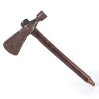 Eastern-Style Pipe Tomahawk, Collected at Crow Agency, Montana