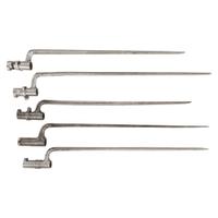 Lot of Five Civil War-Era European Imported Socket Bayonets