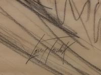Elk in a Landscape , together with pencil study