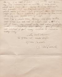 Indian Scout and Horse, Illustrated Letter