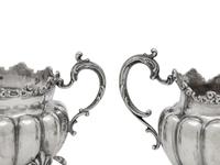 An American Silver Creamer and Sugar