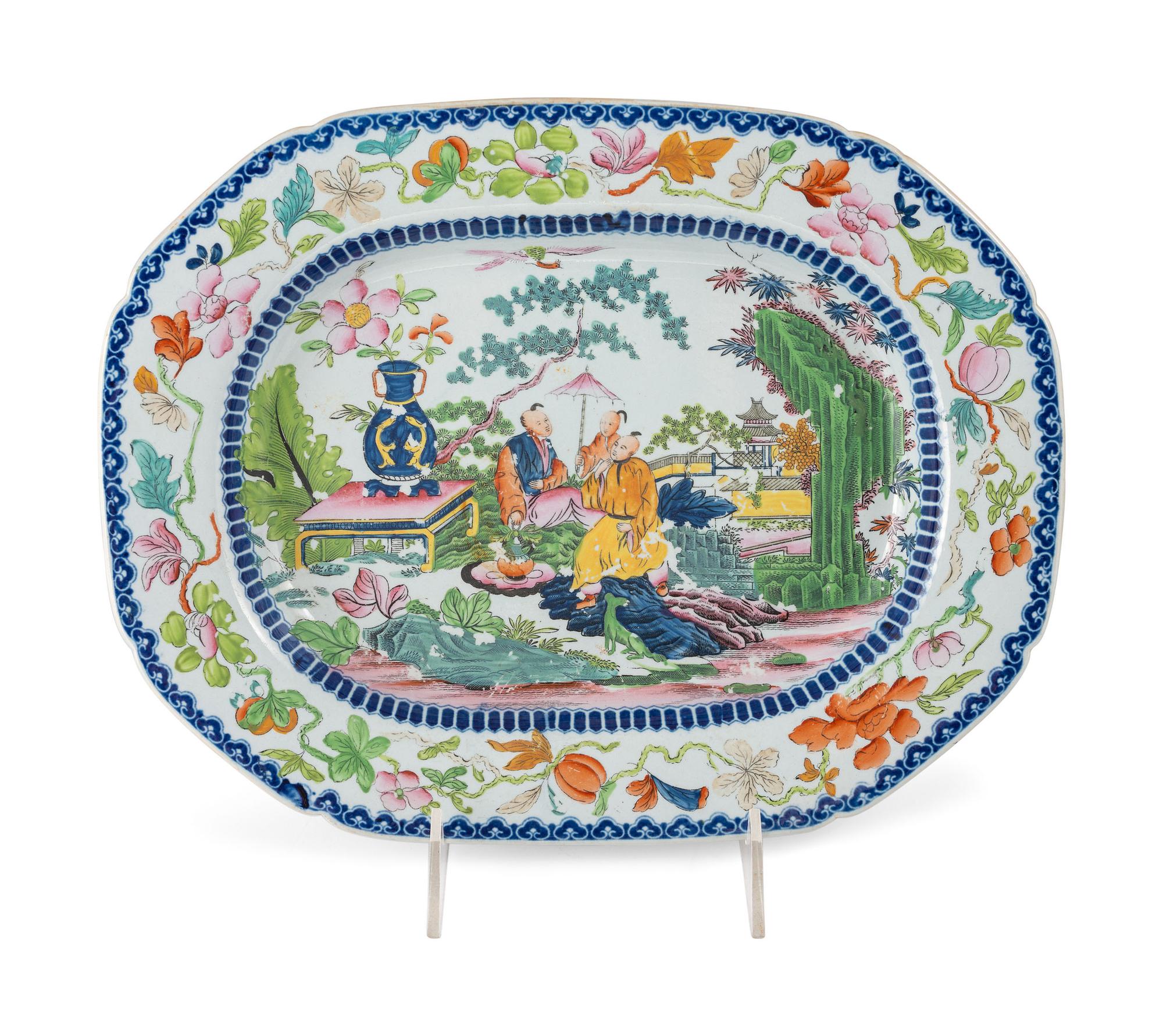 A Mason's Ironstone Chinoiserie-Decorated Partial Dinner Service