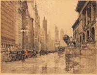A Pair of Colored Etchings