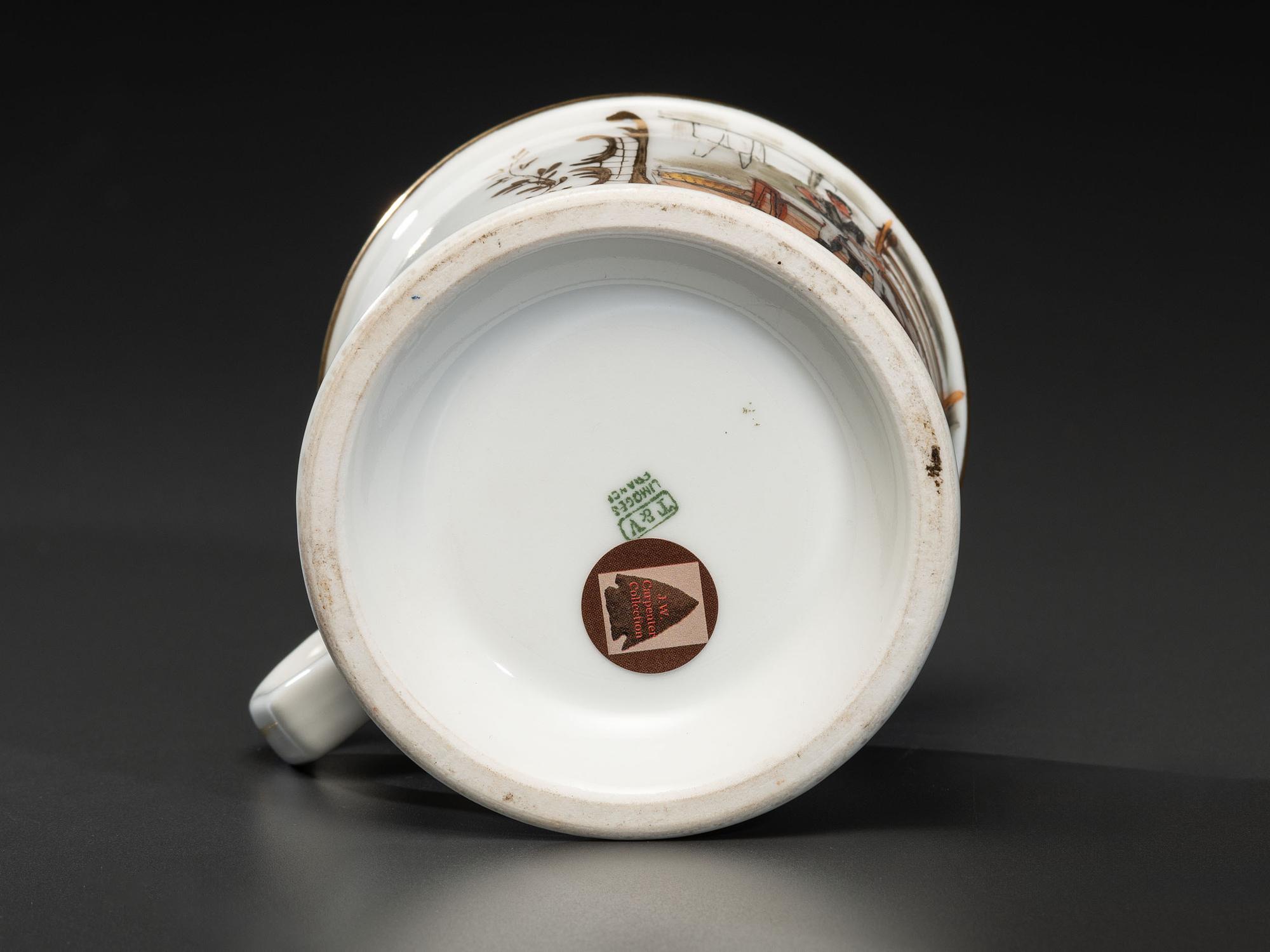 A Launderer's Porcelain Occupational Shaving Mug