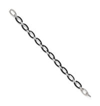 ART DECO, PLATINUM, ONYX AND DIAMOND BRACELET