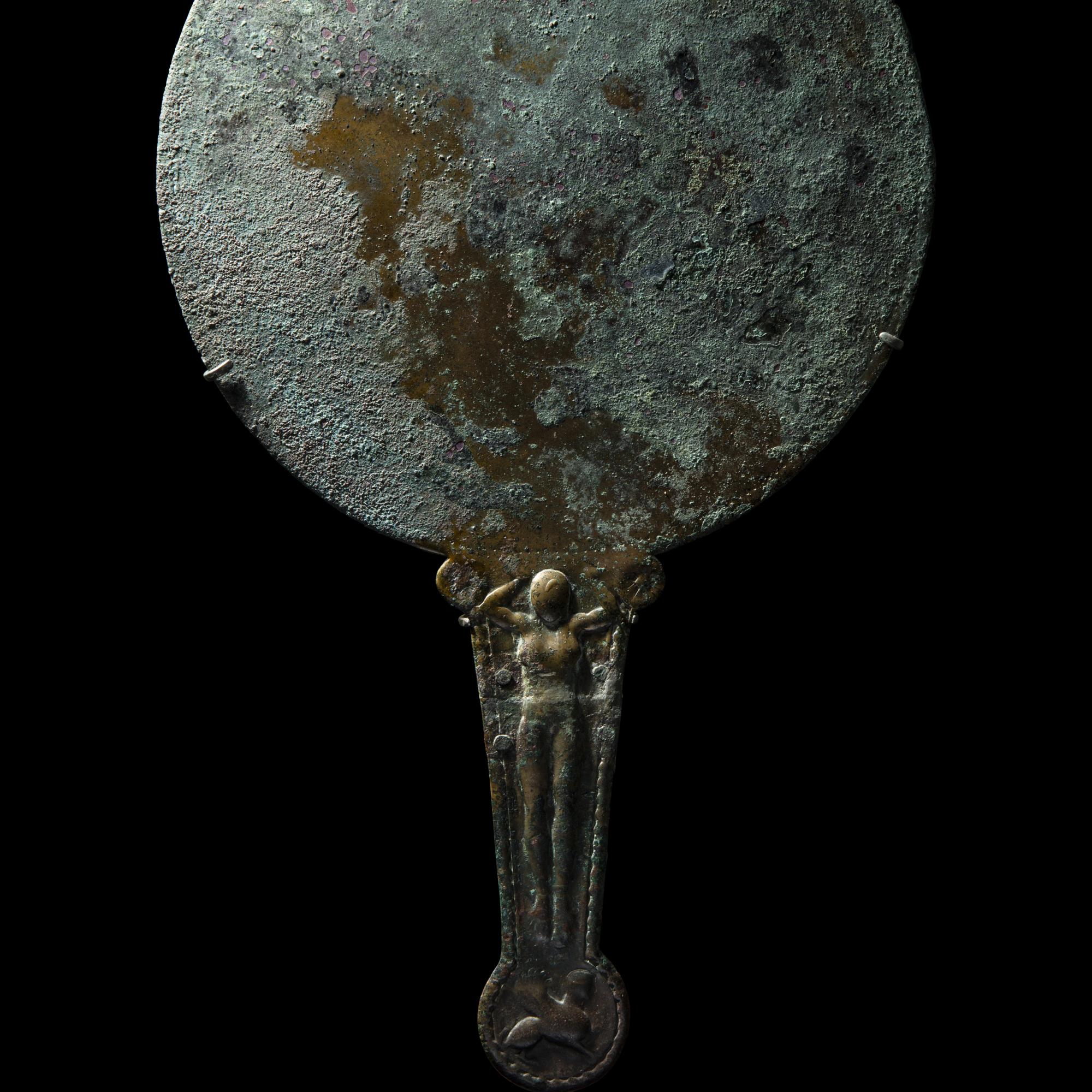 A Greek Bronze Mirror
