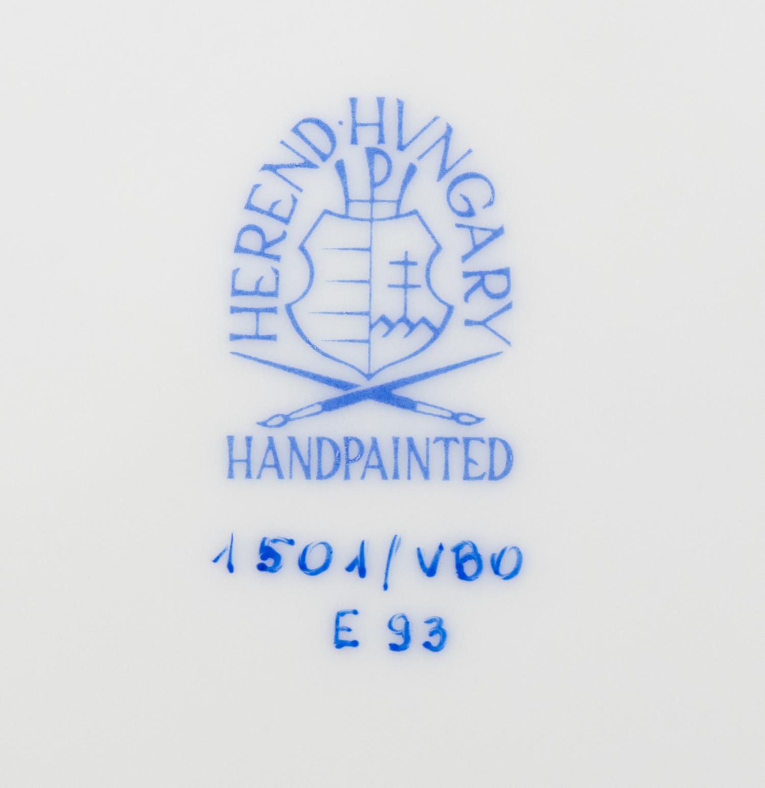 A Herend Queen Victoria Porcelain Service
