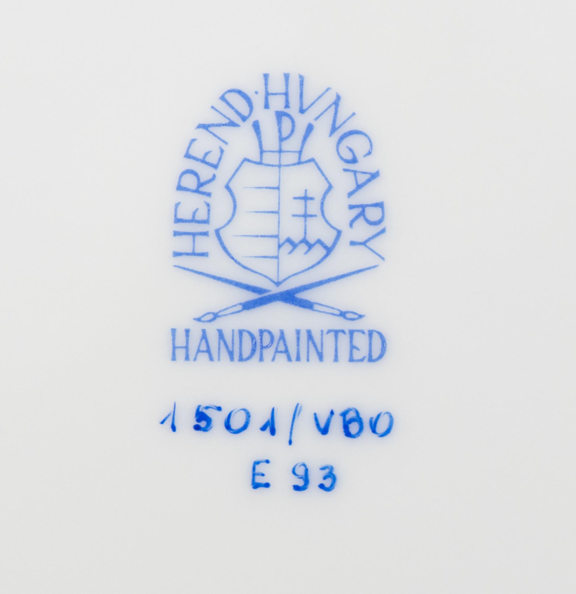 A Herend Queen Victoria Porcelain Service