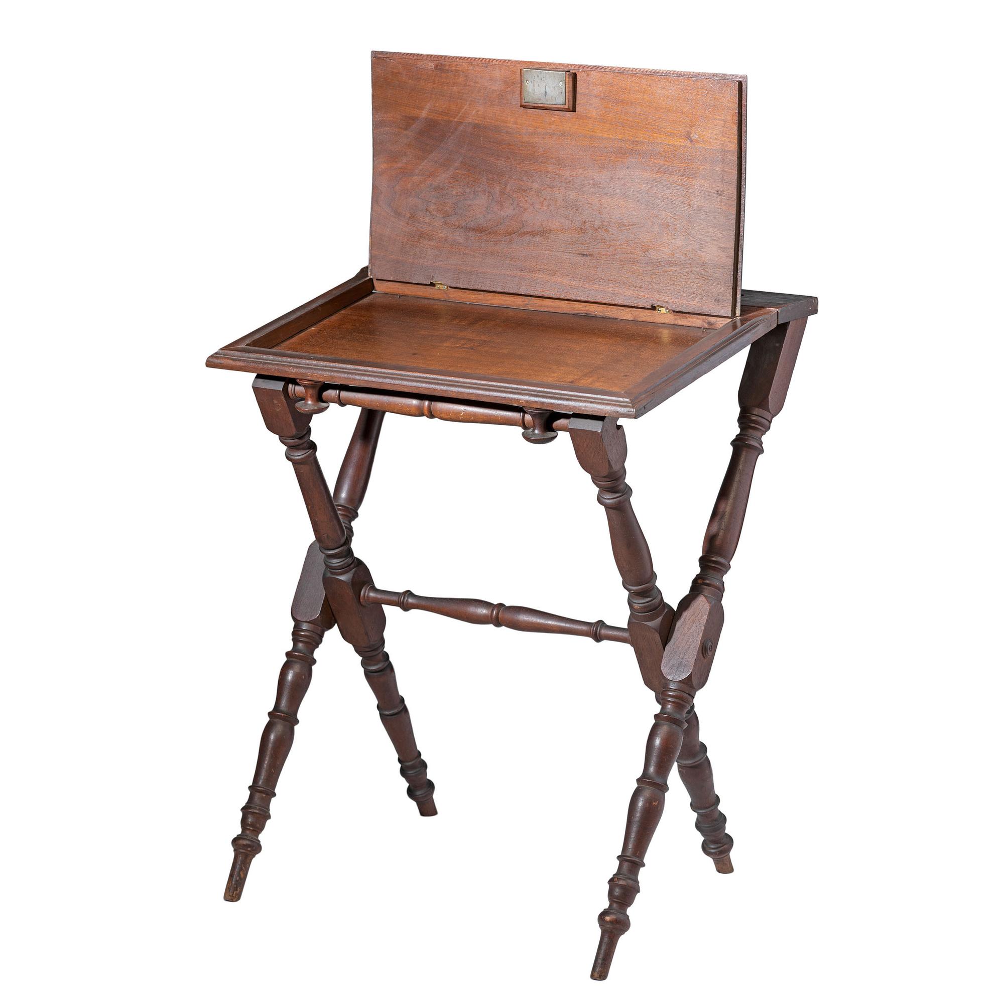 [Civil War] Folding desk table possibly used in the field during the Civil War.