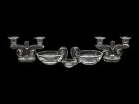 Five Steuben Glass Articles