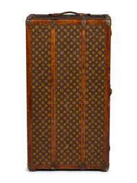 Louis Vuitton Malle-Armoire Steamer Wardrobe Trunk, Early 20th Century