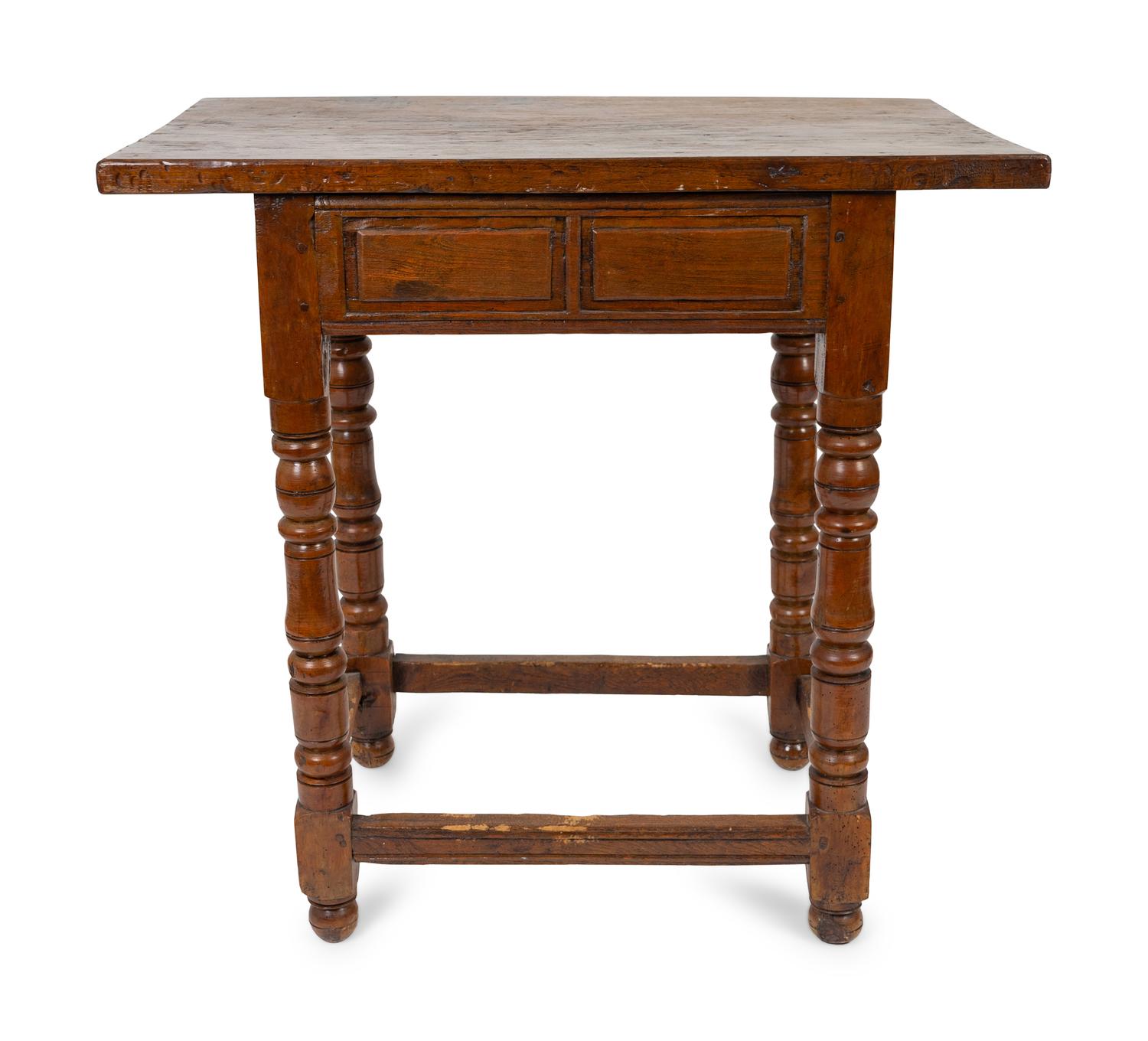 A Jacobean Style Carved Oak Side Table