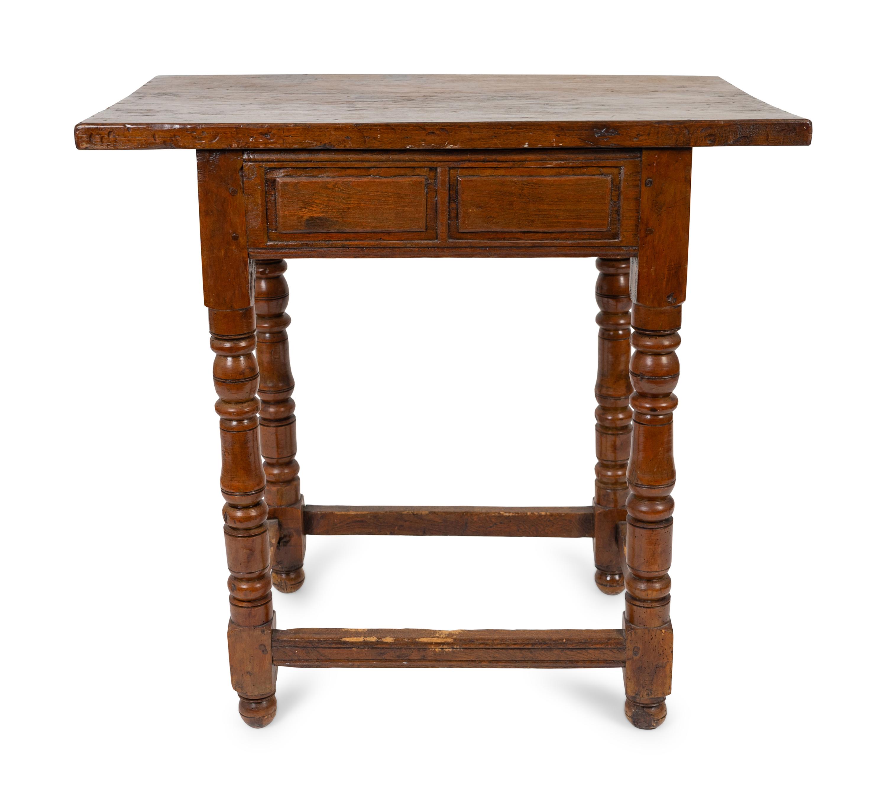 A Jacobean Style Carved Oak Side Table