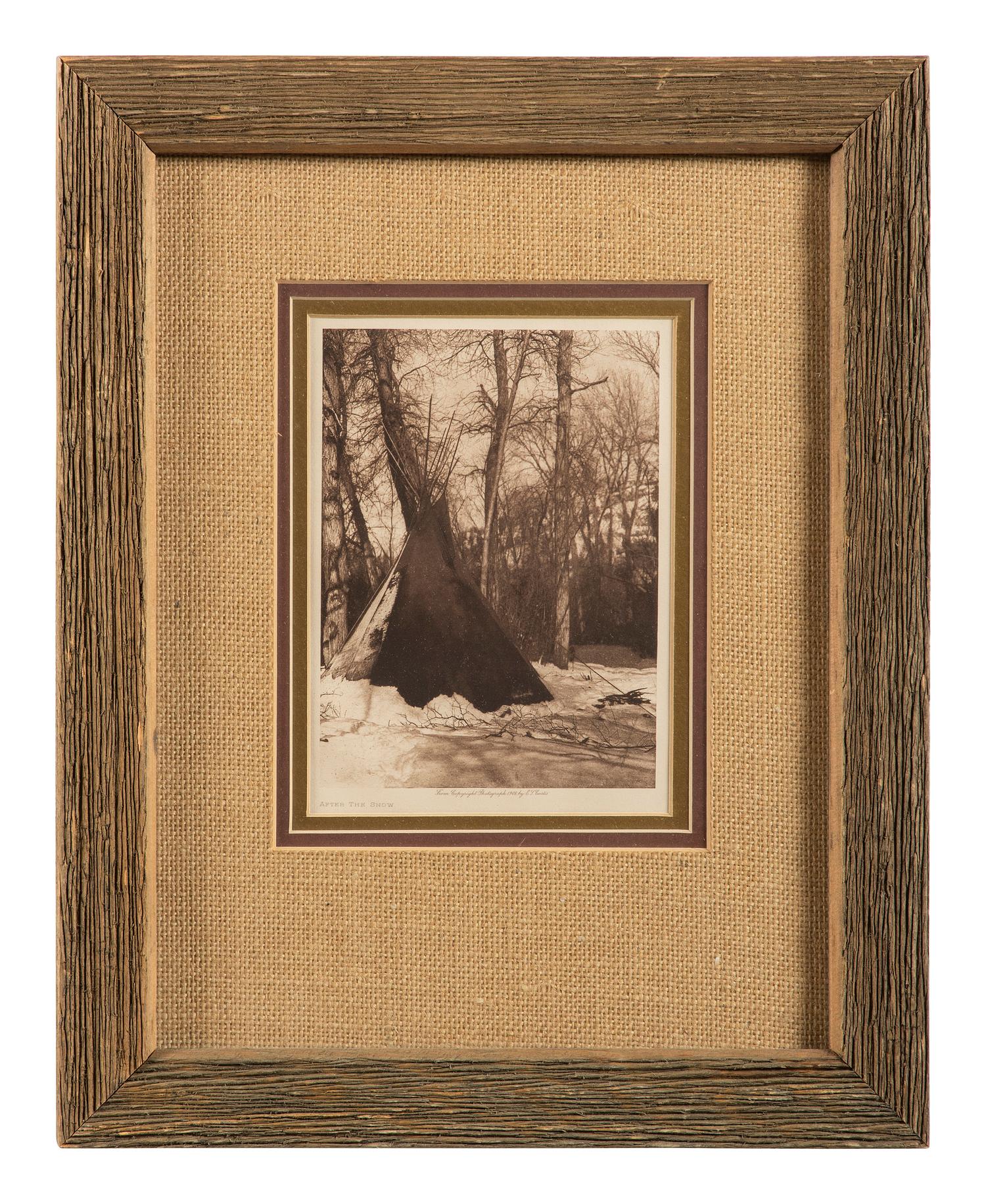 CURTIS, Edward S. Curtis. 9 volume photogravures of Native American subjects.