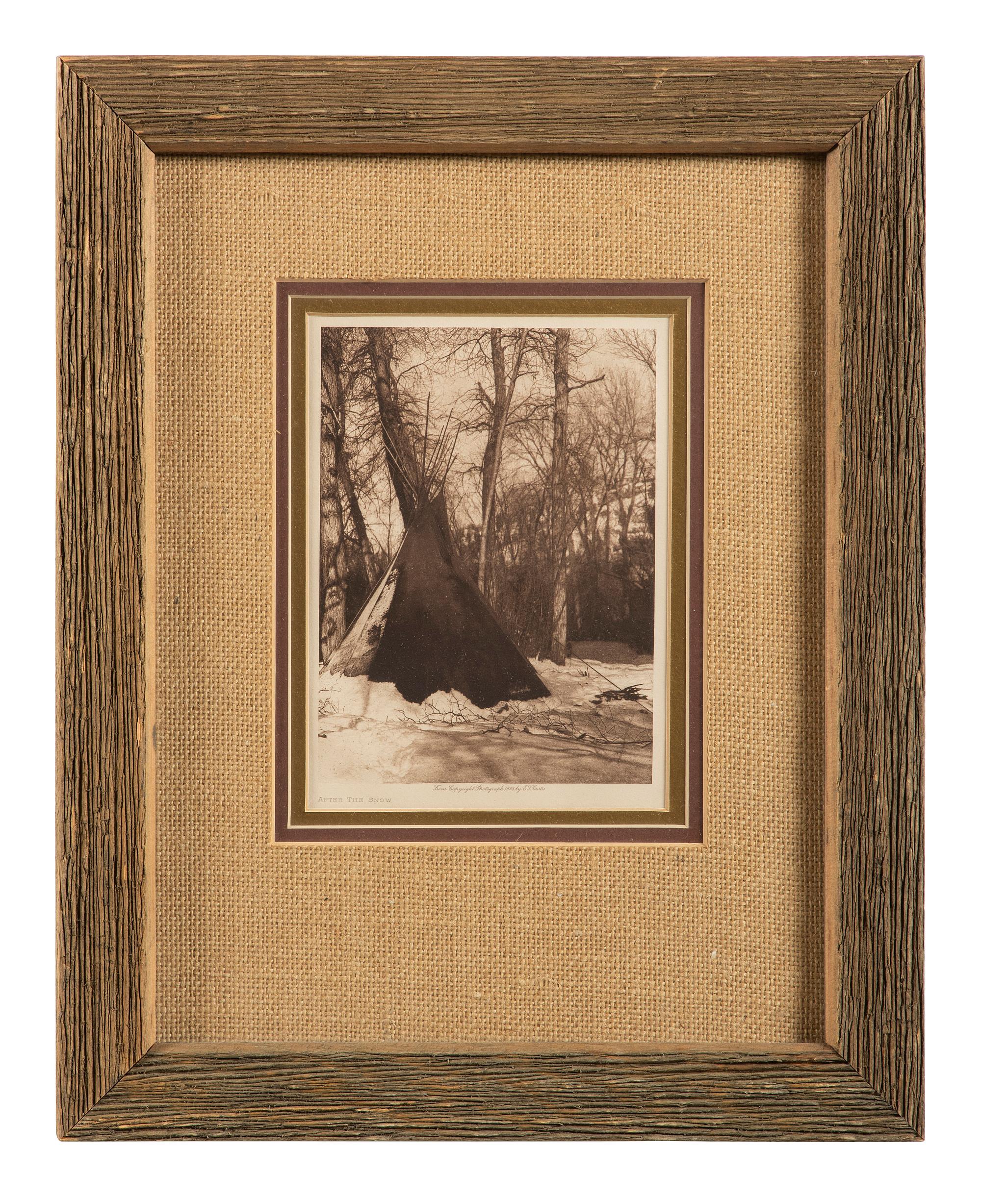 CURTIS, Edward S. Curtis. 9 volume photogravures of Native American subjects.