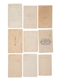 [MILITIA]. A collection of CDVs featuring members of volunteer militias/military organizations incl. National Lancers, Ancient and Honorable Artillery of Boston, & Union Continentals.