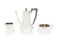 An American Silver Three-Piece Coffee Service