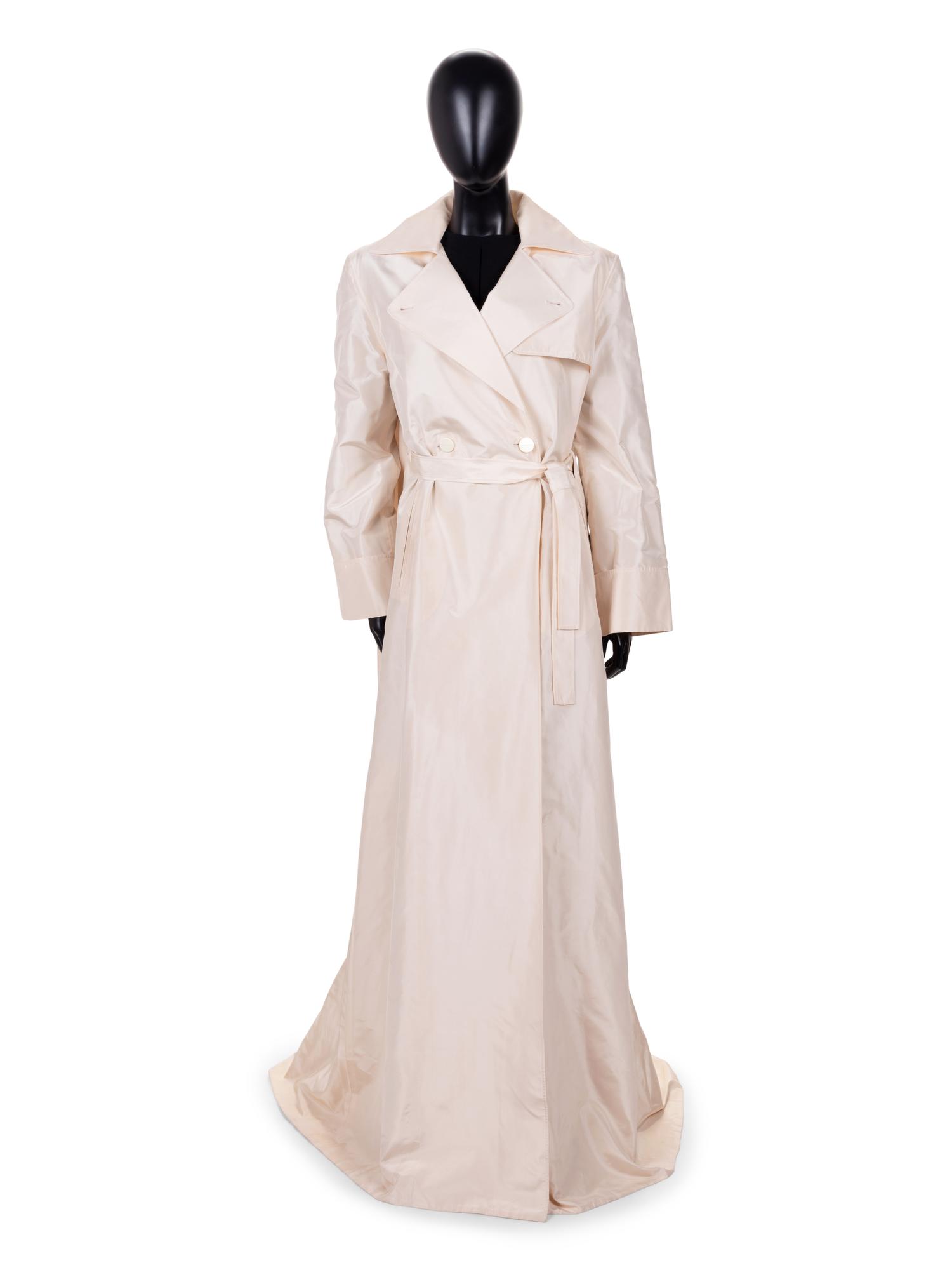 Guy Laroche Silk Taffeta Opera Coat