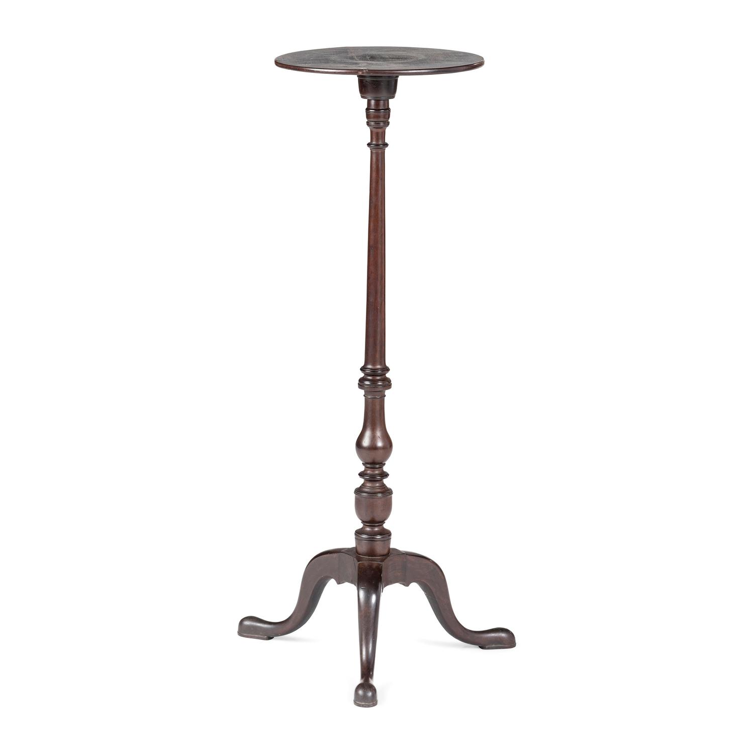 A Chippendale Mahogany Snake Foot Jardiniere Stand