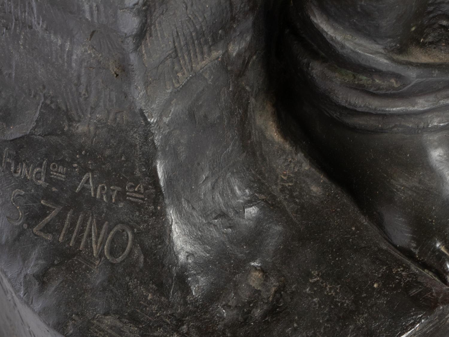A Large Continental Bronze Figural Group