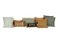 A Collection of Decorative Throw Pillows