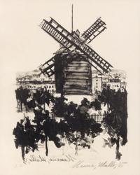 Maurice Utrillo, (French, 1883–1955), Moulin de la Galette, Montmartre 1926
