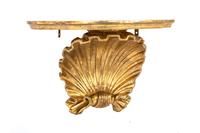 A Continental Carved Giltwood Wall Mount