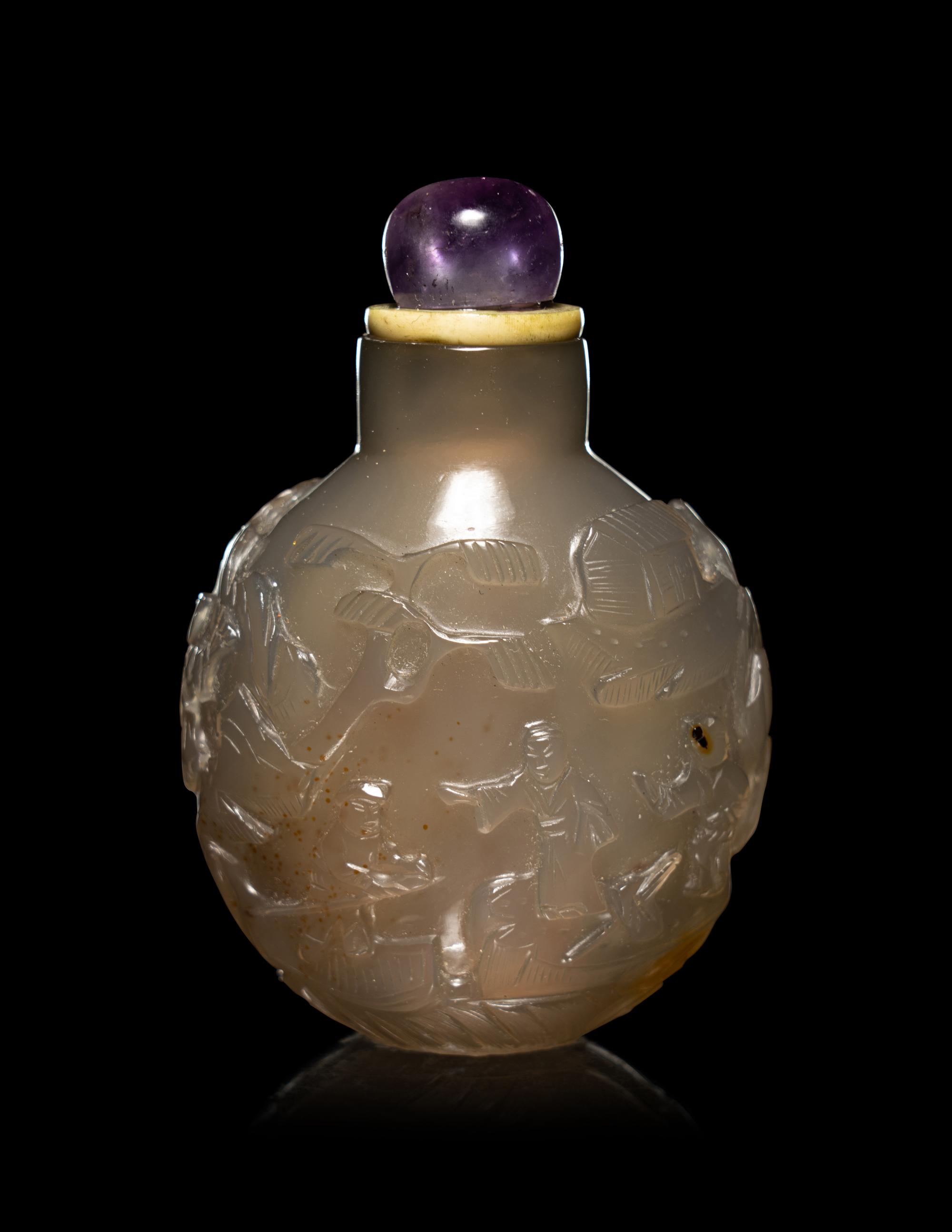Three Chinese Snuff Bottles