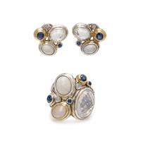 DAVID YURMAN, MULTIGEM AND DIAMOND 'MOSIAC' SET