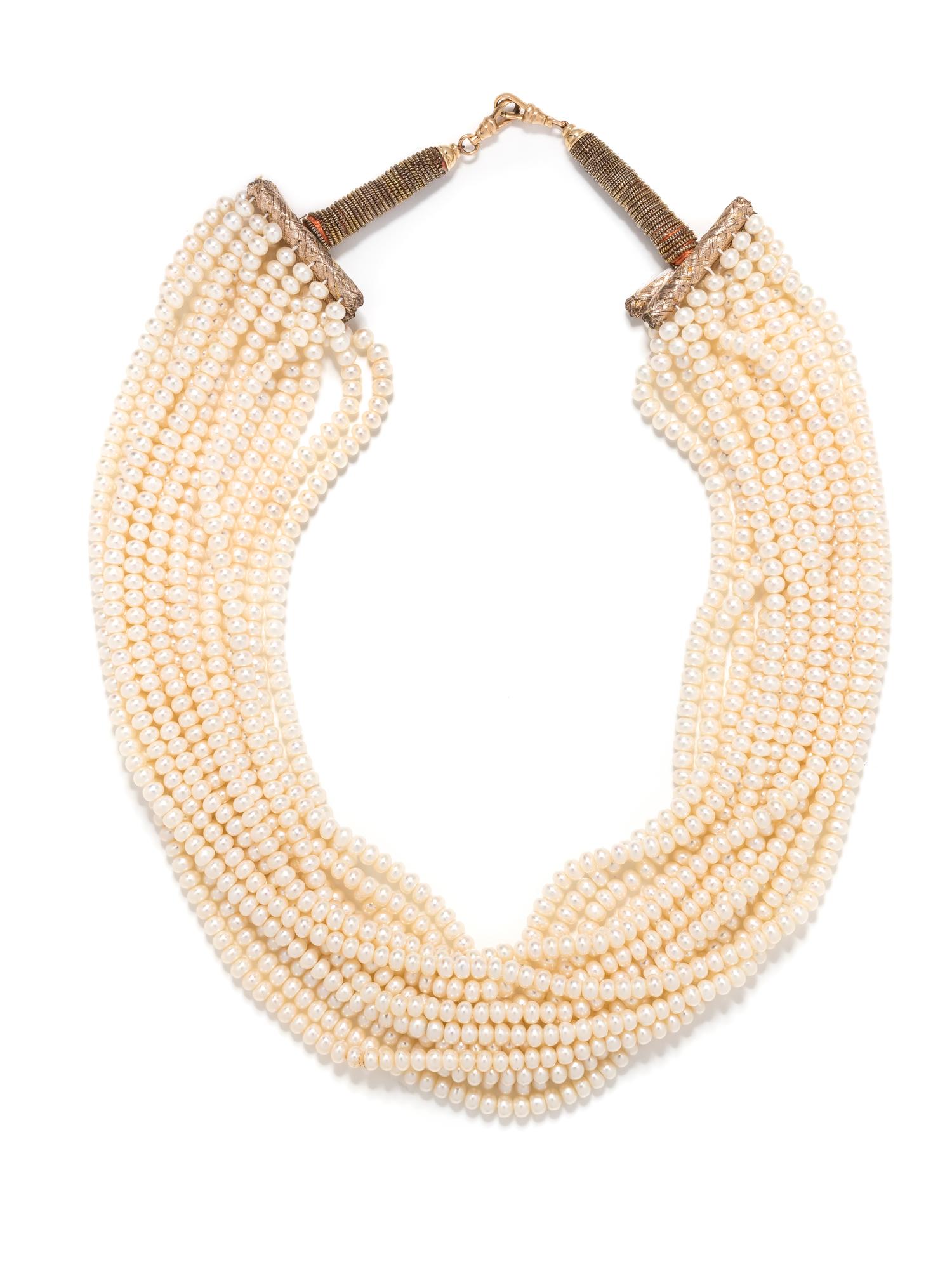 MULTISTRAND PEARL NECKLACE