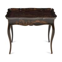 A Michael Taylor Lacquered Side Table