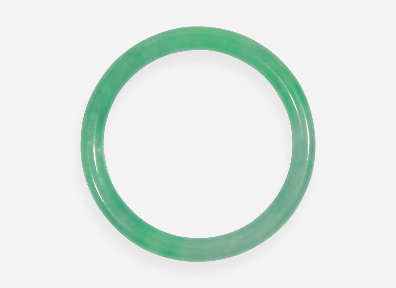 A Chinese jadeite bangle bracelet 翡翠手鐲