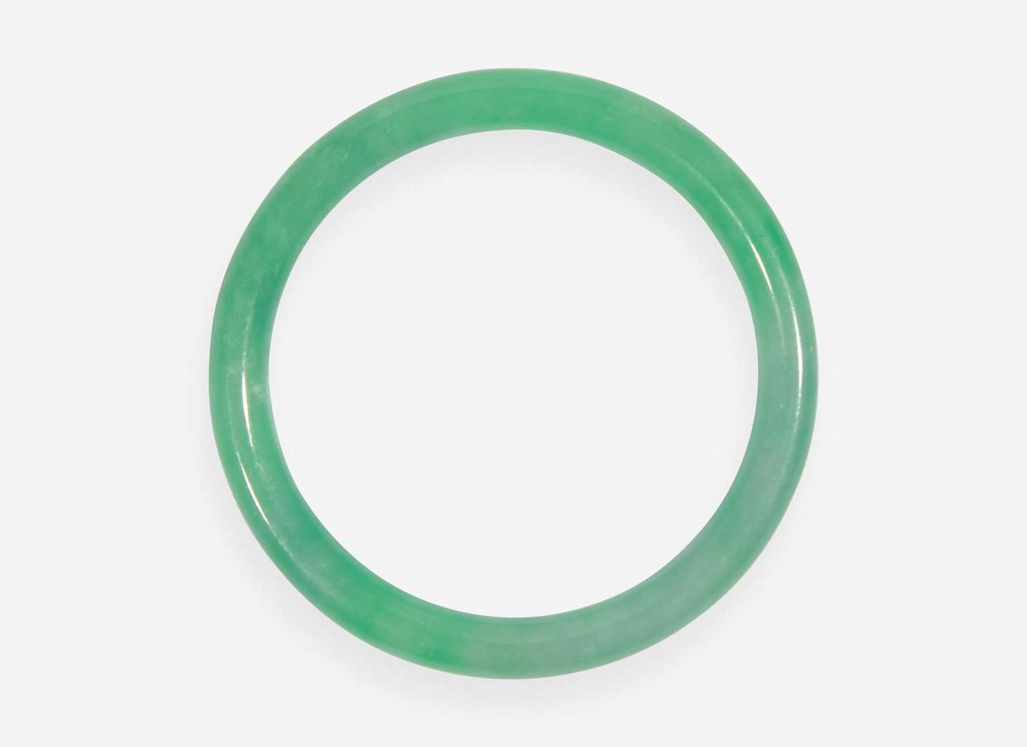 A Chinese jadeite bangle bracelet 翡翠手鐲