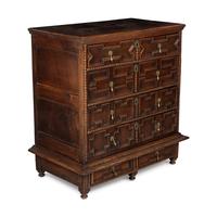 A Charles II Oak Chest of Drawers