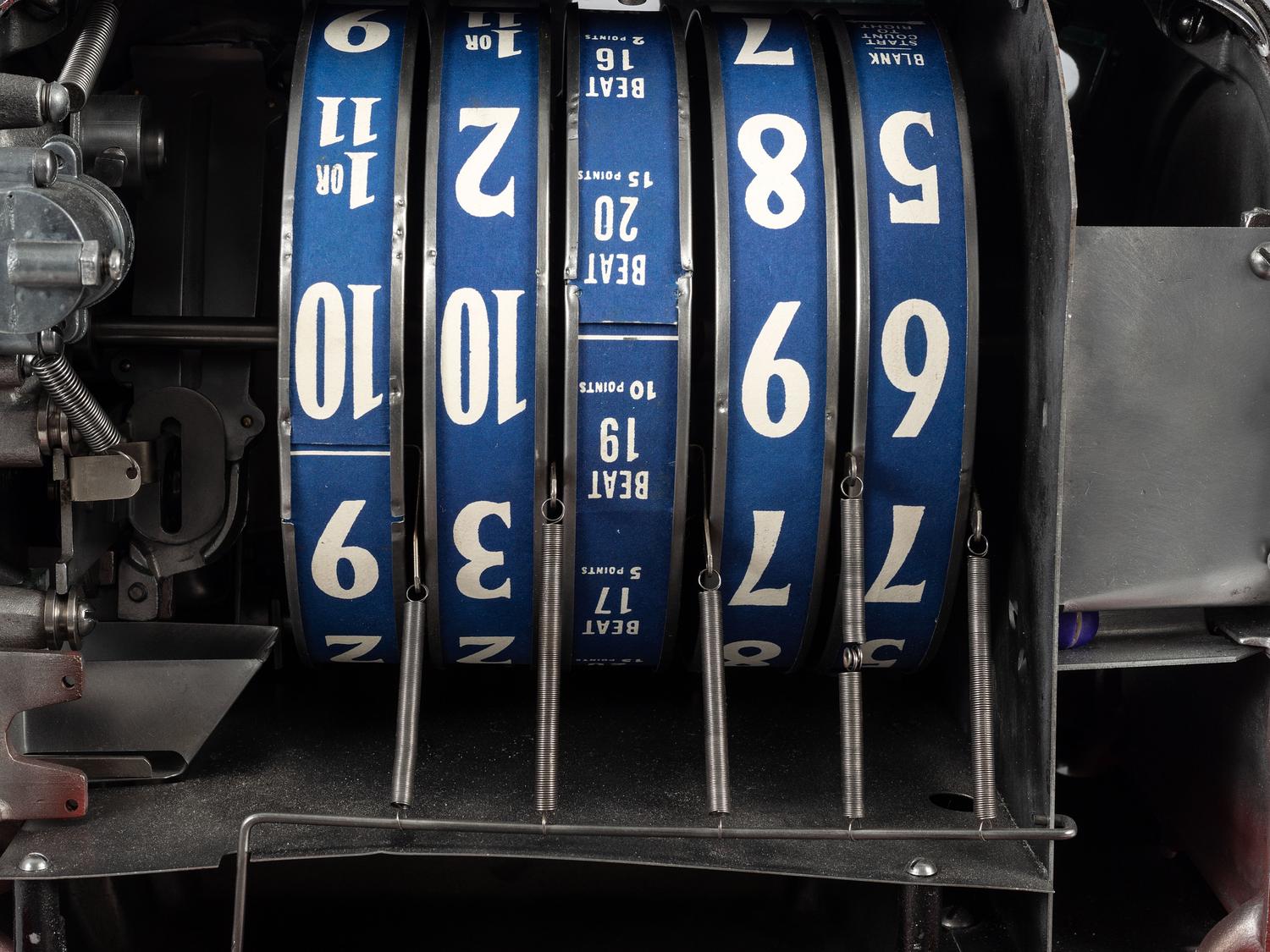 A Reel "21" Coin Operated Black Jack Trade Simulator