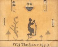 A Matched Pair of English Abolitionist Needlework Panels