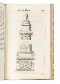 FREART, Roland, Sieur de Chambray (ca 1606-1676). A Parallel of the Ancient Architecture with the Modern, in a Collection of Ten Principal Authors who have written upon the Five Orders... John Evelyn, translator. London: T.W. for J. Walthoe and others, 1733.