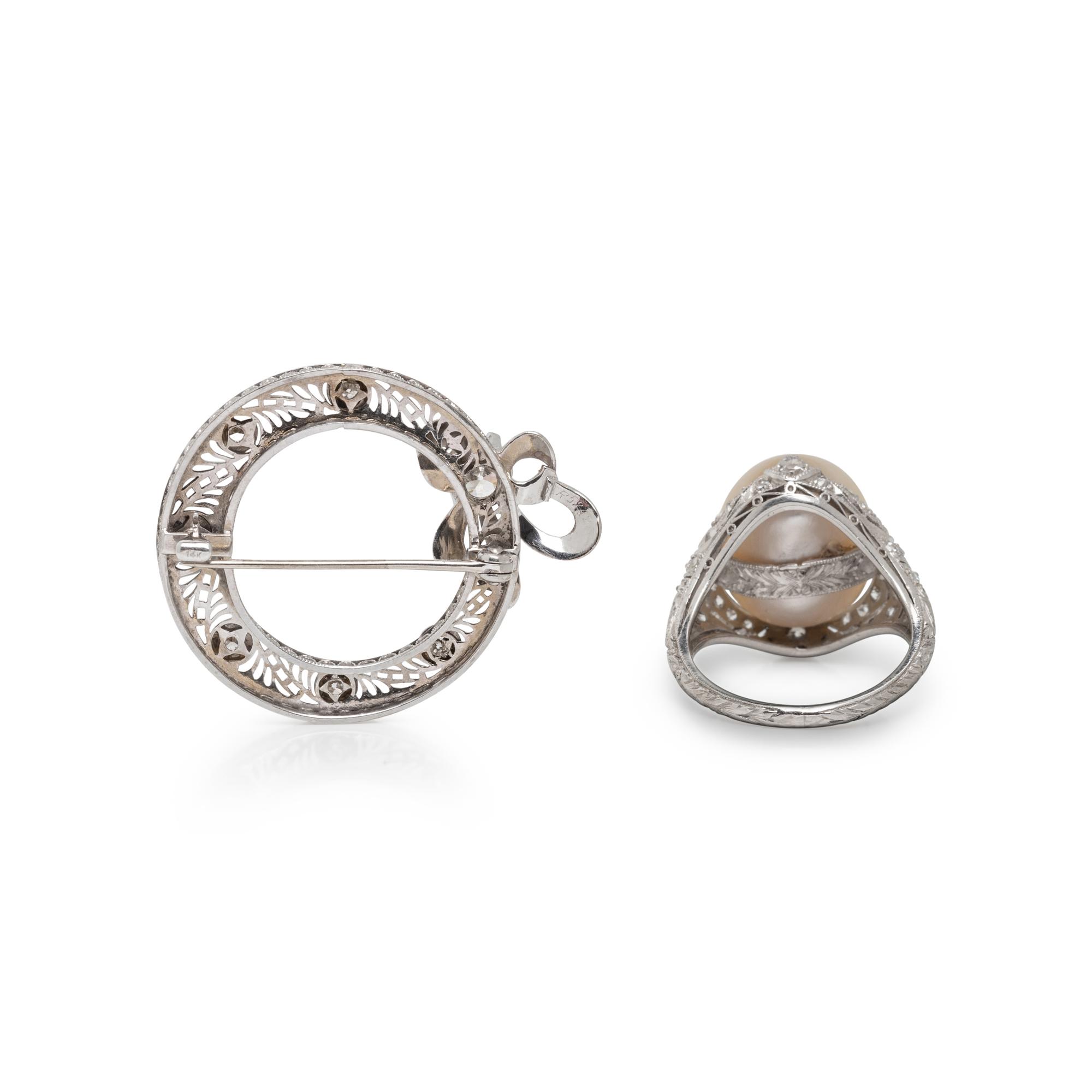 COLLECTION OF DIAMOND JEWELRY