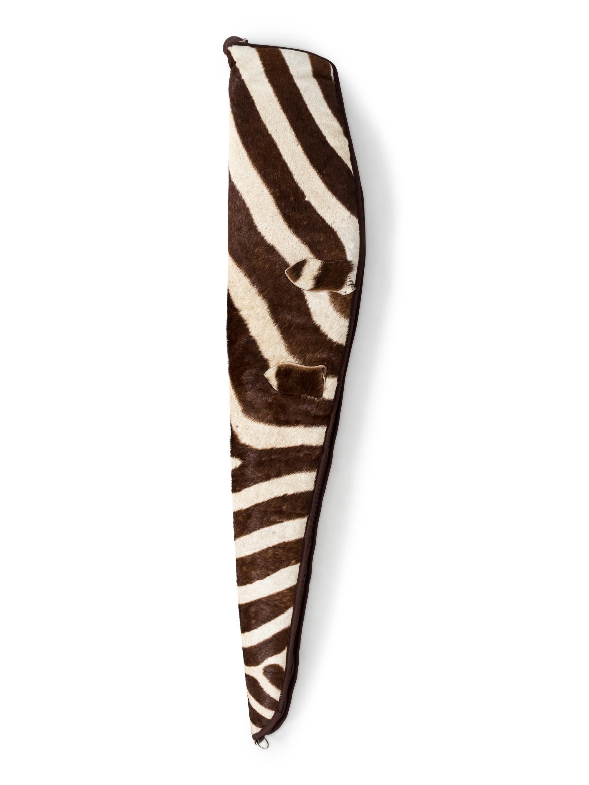 A Zebra Skin Rifle Carrying Case — 20TH CENTURY
