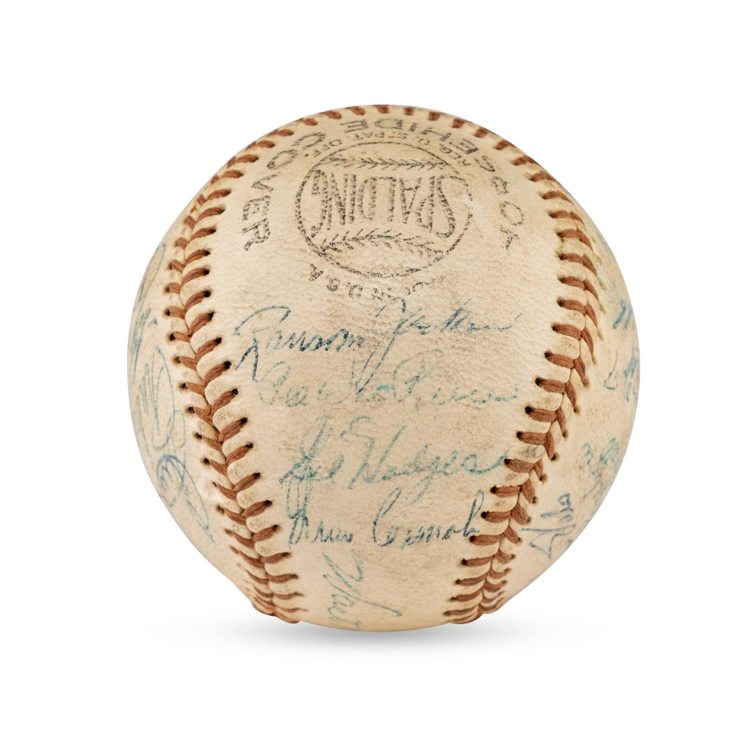 A 1957 Brooklyn Dodgers Team Signed Autograph Baseball (Beckett Authentication Services Letter of Authenticity)