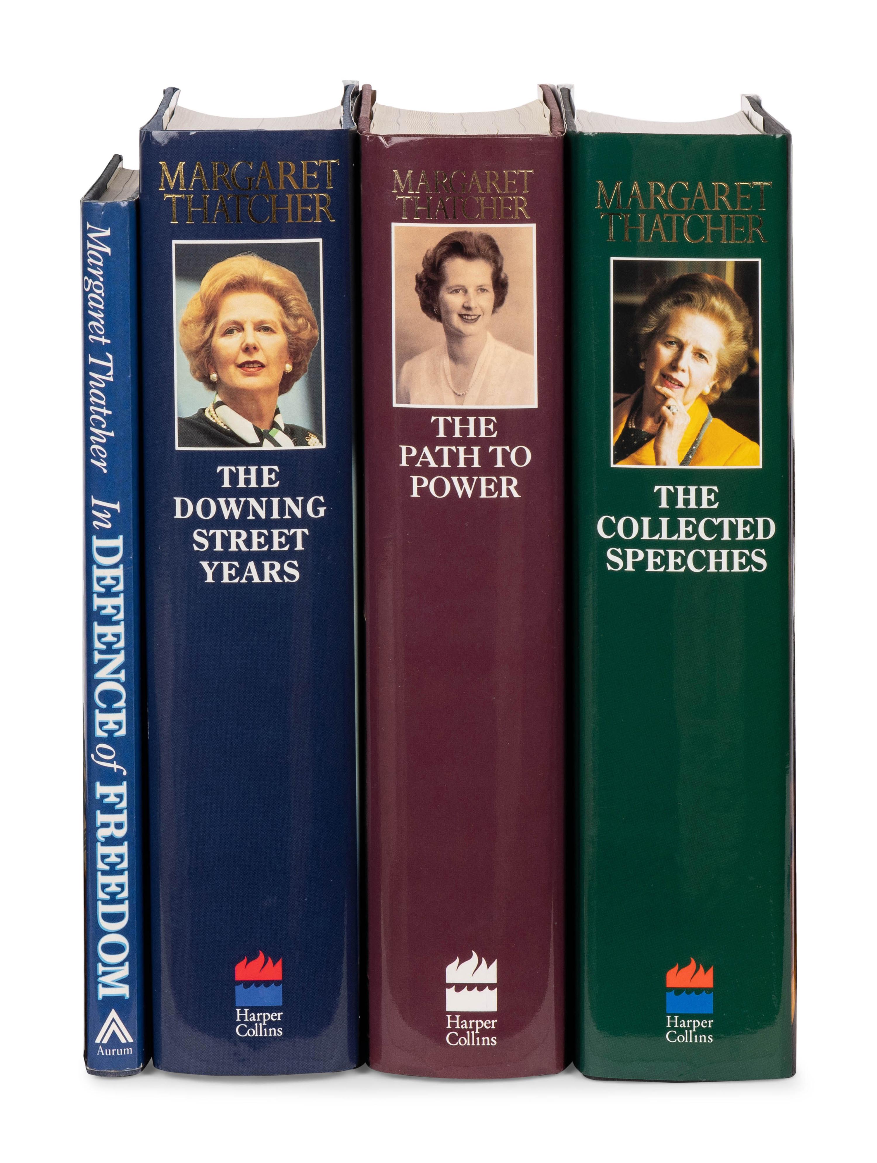 THATCHER, Margaret (1925-2013). A group of 4 memoirs and collections of speeches, comprising: