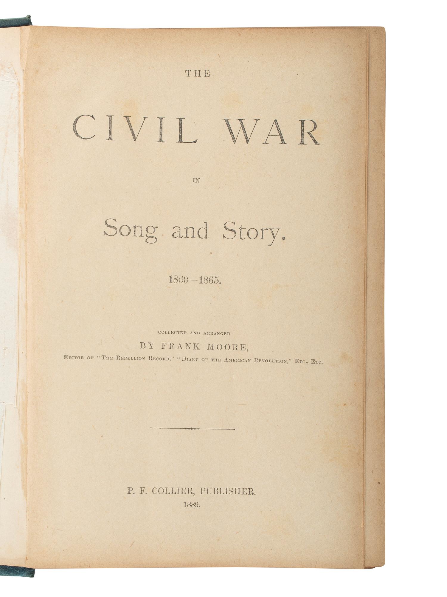 [CIVIL WAR]. A large group of Civil War related books incl. Grant's Personal Memoirs .