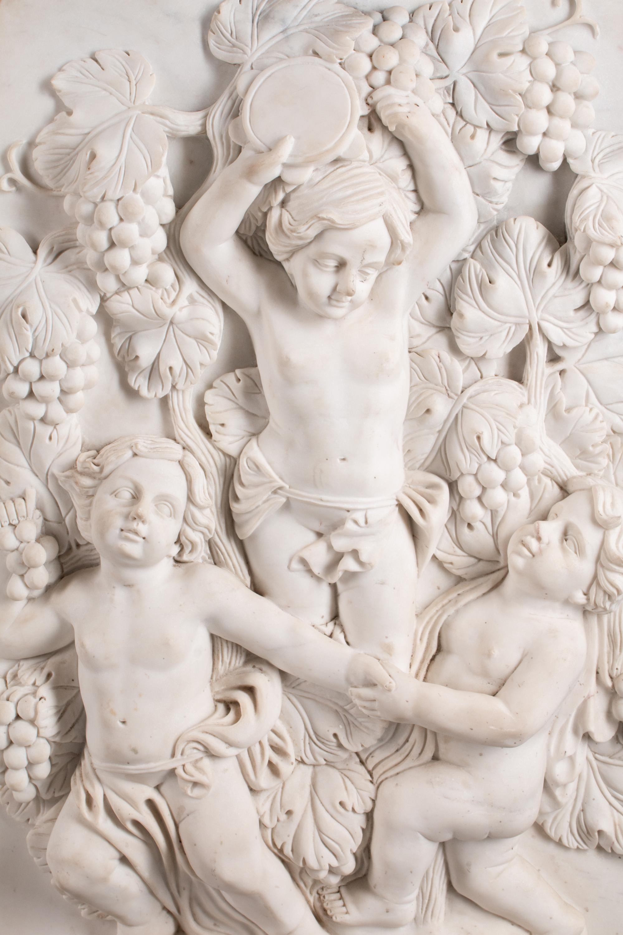 A Pair of Italian Marble Plaques