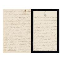 LINCOLN, Mary Todd (1818-1882). Autograph letter signed ("M.L.") to Rhoda White, Chicago, 8 December 1871.