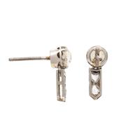 Antique, Diamond and Platinum Earrings
