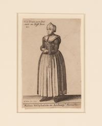 MCREERY, John. A Collection of Original Etchings . London, 1816. A group of four plates depicting 17th century European women after Wenceslaus Hollar's Theatrum Mulierum (The Theater of Women), comprising: